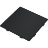 Cache bonde carré noir mat pour cuve KNG