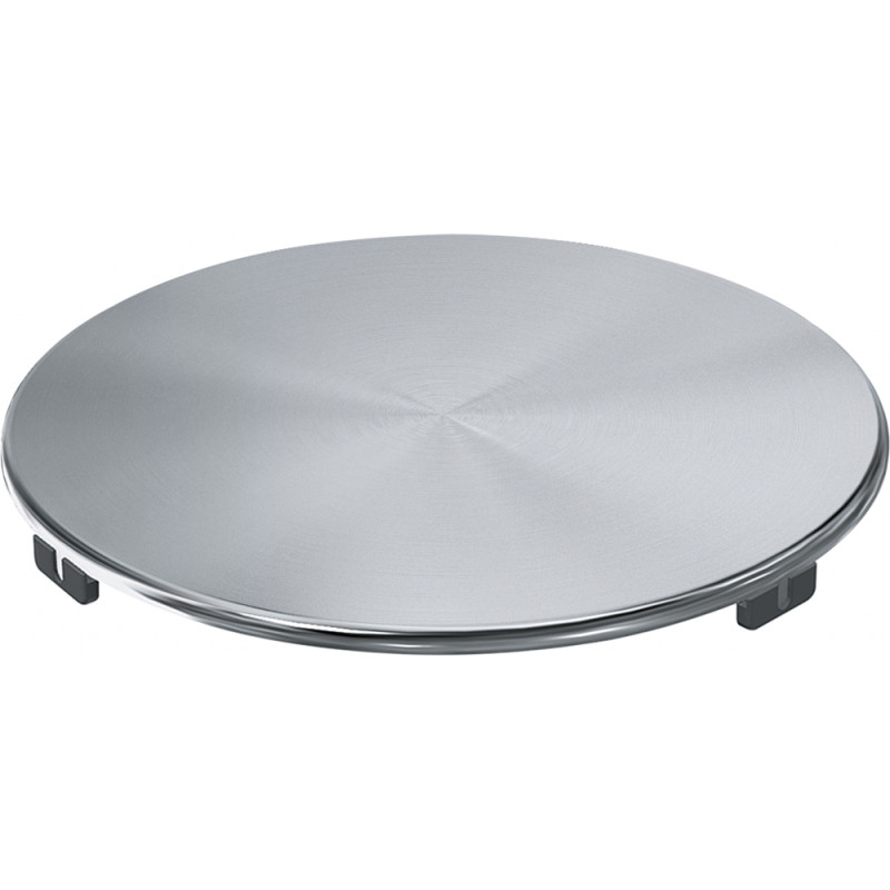 Cache bonde rond inox pour cuves et évier Fragranite