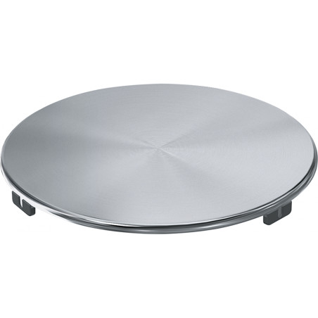Cache bonde rond inox pour cuves et évier Fragranite