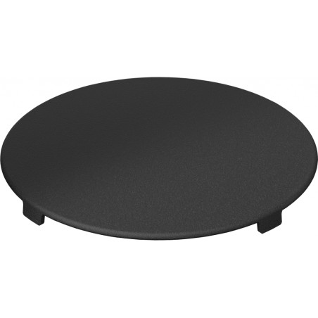 Cache bonde rond noir mat pour cuves et éviers Fragranite