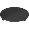 Cache bonde rond noir mat pour cuves et éviers Fragranite