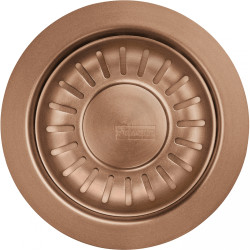 Panier de bonde et coupelle pour vidage automatique, revêtement PVD F-Inox Cuivre