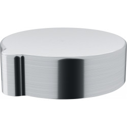Piéces Détachées VIDAGE, bouton rotatif rond, acier inox , pour trou diamètre 35mm, pour soupape à poussoir