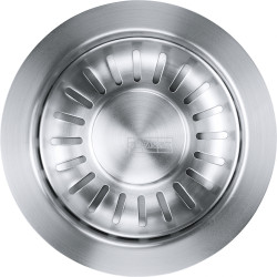 Soupape à poussoir 3 1/2" semi-intégré, avec raccord pour trop-plein,avec valve d'échappement intégrée, avec câble 500 (réf. 128