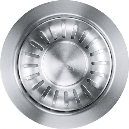 Soupape à poussoir 3 1/2" semi-intégré, avec raccord pour trop-plein,avec valve d'échappement intégrée, avec câble 500 (réf. 128