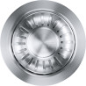 Soupape à poussoir 3 1/2" semi-intégré, avec raccord pour trop-plein,avec valve d'échappement intégrée, avec câble 500 (réf. 128