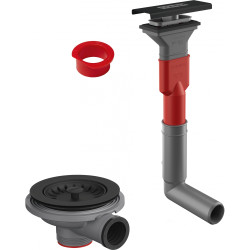 Vidage manuel , 1 cuve , noir mat , trop-plein noir mat intégré , pour éviers CNG 611