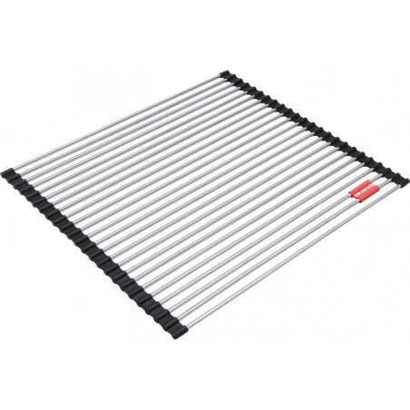 Egouttoir enroulable, 400x458mm, inox, rollmat
