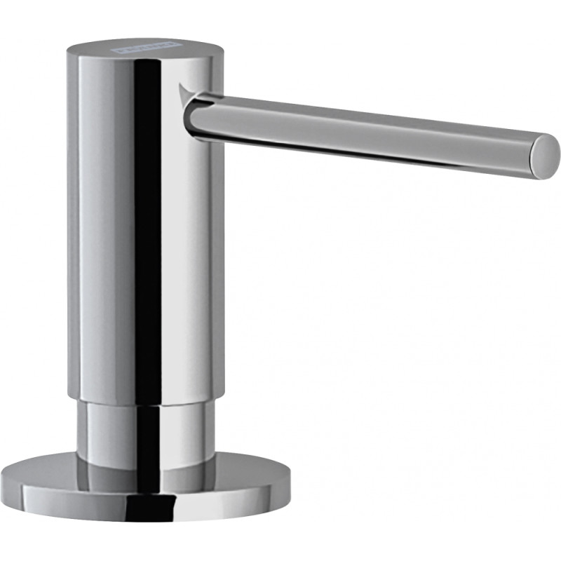 ACTIVE , Distributeur de savon , Levier haut , Chrome , BLANC ARTIC , Rotation bec 360° , Embase 45mm , Perçage 35mm , Capacité 