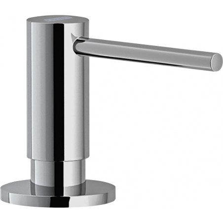 ACTIVE , Distributeur de savon , Levier haut , Chrome , BLANC ARTIC , Rotation bec 360° , Embase 45mm , Perçage 35mm , Capacité 