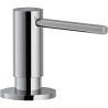 ACTIVE , Distributeur de savon , Levier haut , Chrome , BLANC ARTIC , Rotation bec 360° , Embase 45mm , Perçage 35mm , Capacité 