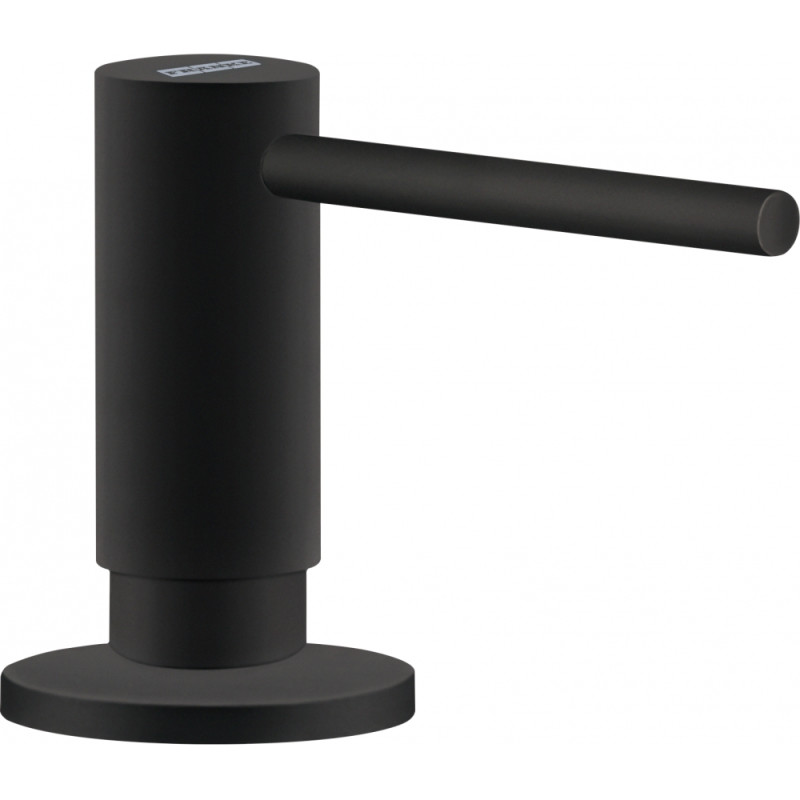 ACTIVE , Distributeur de savon , Levier haut , Chrome , NOIR MAT , Rotation bec 360° , Embase 45mm , Perçage 35mm , Capacité 630
