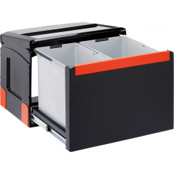 CUBE 50- POUBELLE 1X14 LITRES / 1X18 LITRES 500X330X345 MM