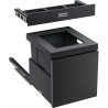Sorter Mythos Water Hub, avec 2 tiroirs extractibles , 1 poubelle pour 1 ou 2 sacs poubelle (35L), 1 tiroir supérieur avec 3 pet