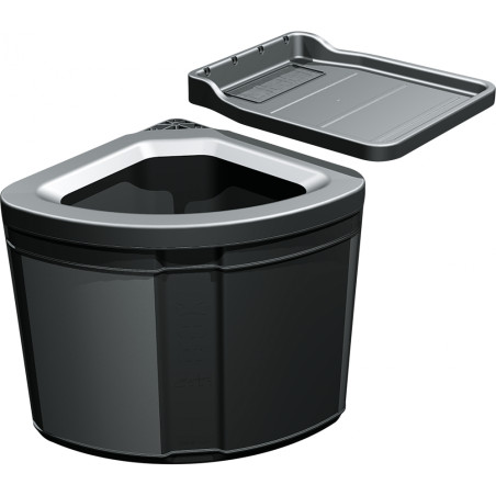 Sorter Pivot Franke, à partir de la largeur de meuble 400mm, cadretendeur noir