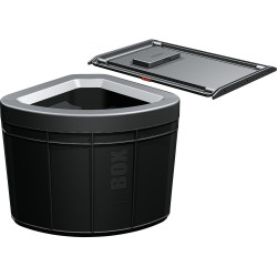 Sorter Solo 45 Franke, largeur de meuble 450mm, cadre tendeur noir