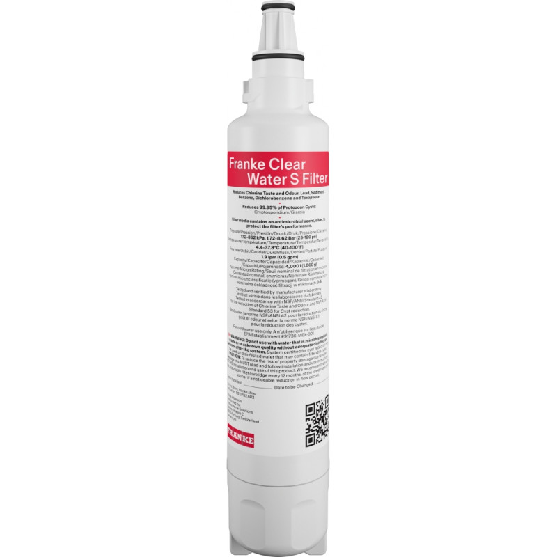 Cartouche LINA J EAU FILTREE , durée de vie 4000L