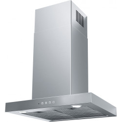 Hotte box FORMAT HIGH 600 mm inox, classe B, débit max 610 m3/h/int 710 m3/h, niveau sonore mini 50 dB (A)/maxi 66 dB(A) / 69 dB
