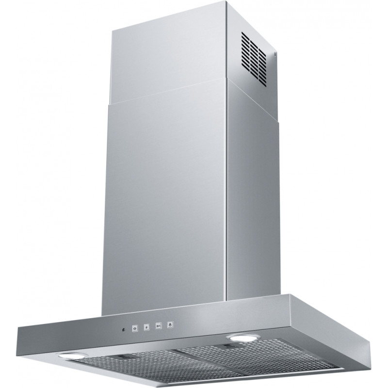 Hotte box FORMAT HIGH 600 mm inox, classe B, débit max 610 m3/h/int 710 m3/h, niveau sonore mini 50 dB (A)/maxi 66 dB(A) / 69 dB