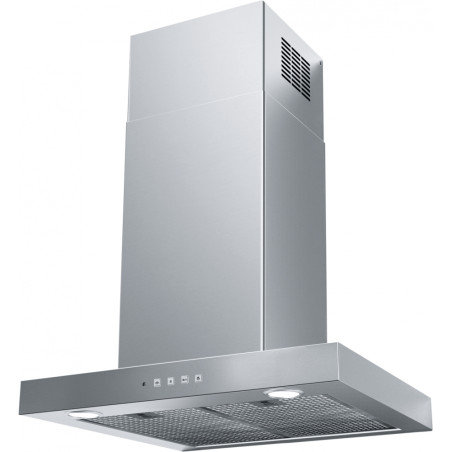 Hotte box FORMAT HIGH 600 mm inox, classe B, débit max 610 m3/h/int 710 m3/h, niveau sonore mini 50 dB (A)/maxi 66 dB(A) / 69 dB