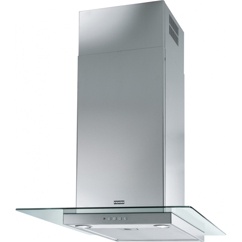Hotte box LINE 600 mm inox/verre, classe B, débit max 600 m3/h/int 700 m3/h, niveau sonore mini 52 dB (A)/maxi 67 dB(A)/ 70 dB(A