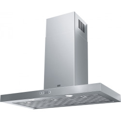 Hotte box  TALE 900 mm inox, classe A++, débit max 450 m3/h/int 780 m3/h, niveau sonore max 48 dB (A)/max 60 dB(A) / int 71 dB(A