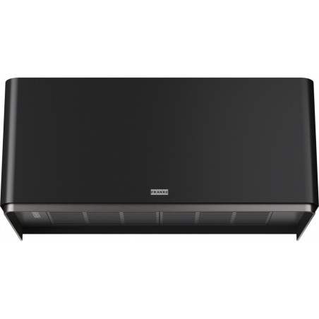 Hotte design MYTHOS MASTERPIECE MURALE 800 mm, noir/anthracite, classe A, débit max 600 m3/h/int 750 m3/h, niveau sonore mini 44