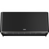 Hotte design MYTHOS MASTERPIECE MURALE 800 mm, noir/anthracite, classe A, débit max 600 m3/h/int 750 m3/h, niveau sonore mini 44