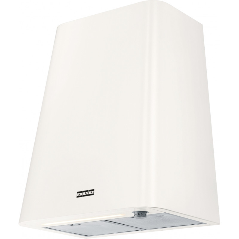 Hotte design SMART DECO 500 mm blanc crème, classe A, débit max 630 m3/h, niveau sonore mini 47 dB (A)/maxi 65 dB(A), commandes 