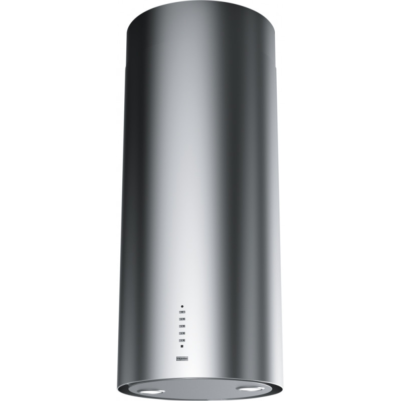 Hotte design TUBE PLUS 370 mm inox, classe A, débit max 570 m3/h/int 700 m3/h, niveau sonore mini 48 dB (A)/maxi 65 dB(A) / int 