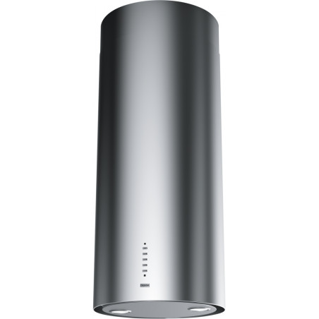 Hotte design TUBE PLUS 370 mm inox, classe A, débit max 570 m3/h/int 700 m3/h, niveau sonore mini 48 dB (A)/maxi 65 dB(A) / int 