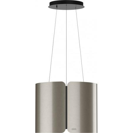 Hotte îlot SMART 420 mm inox - recyclage uniquement - débit max 580 m3/h / int 740 m3/h - niveau sonore mini 53 dB(A)/ maxi 66 d