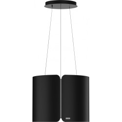 Hotte îlot SMART 420 mm noir mat - recyclage uniquement - débit max 580 m3/h / int 740 m3/h - niveau sonore mini 53 dB(A)/ maxi 