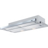 Hotte tiroir FTC - 900 mm inox, classe D, débit max 420m3/h, niveau sonore mini 57 dB (A)/maxi 69 dB(A), commandes curseurs, 3 v