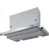 Hotte tiroir OMNIA 600 mm inox, classe A, débit max 560 m3/h, niveau sonore mini 53 dB (A)/maxi 71 dB(A), commandes curseurs, 4 