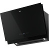 Hotte verticale inclinée MARIS PRO 800 mm verre noir, connectivité avec tables induction K Link, classe A+, débit max 450 m3/h/i