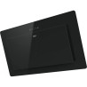 Hotte verticale inclinée NEO 900 mm verre noir, classe A+, débit max 470 m3/h/int 800 m3/h, niveau sonore mini 48 dB (A)/maxi 57