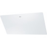Hotte verticale inclinée SMART 900 mm verre blanc, classe A+,débit max 470 m3/h/int 800 m3/h, niveau sonore mini 48 dB (A)/maxi 