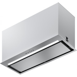 Groupe aspirant BOX PLUS 700 mm inox, classe B, débit max 570m3/h/int 670m3/h, niveau sonore mini 47 dB (A)/maxi 63 dB(A), comma