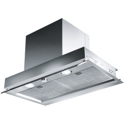 Groupe intégré STYLE PLUS 600 mm inox, classe A, débit max 650m3/h, niveau sonore mini 50 dB (A)/maxi 69 dB(A), commandes bouton