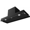 Groupe intégré STYLE PLUS 900 mm noir, classe A, débit max 650m3/h, niveau sonore mini 50 dB (A)/maxi 69 dB(A), commandes bouton