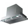 Groupe intégré STYLE PRO 600 mm inox, classe A, débit max 640 m3/h, niveau sonore mini 49 dB (A)/maxi 67 dB(A), commandes bouton