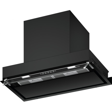 Groupe intégré STYLE PRO 600 mm noir, classe A, débit max 570 m3/h/ int 670 m3/h, niveau sonore mini 53 dB (A)/maxi 67 dB(A) / i