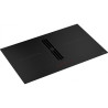 Table aspirante MARIS 2GETHER BLACK MIDNIGHT 830 mm verre noir MAT, version évacuation : classe énergétique A+, débit int 720 m3