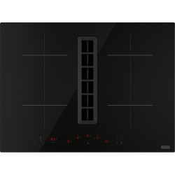 Table aspirante SMART 2GETHER ELLIPSE 700 mm verre noir, version recyclage : classe énergétique A+, débit int 680 m3/h / max 390