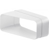 COUDE DE TUYAU HORIZONTAL F-RBH 150 15° long 140 mm Larg 227 mm Haut 94 mm