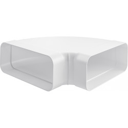COUDE HONRIZONTAL F-RBV 150 90° BLANC POUR TABLES ASPIRANTES diam 150 mm / Long 286 mm Larg 226 mm