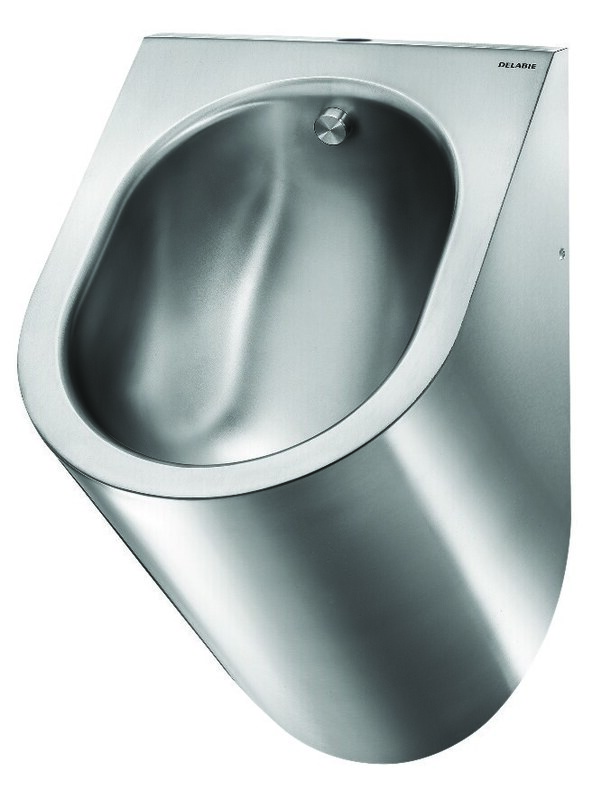 Urinoir DELTA suspendu alimentation haut Inox