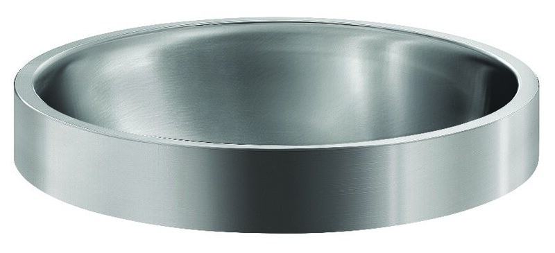 Vasque RAVA - trou robinet sans trop plein Inox 304 satiné