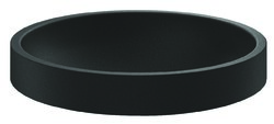 Vasque RAVA - trou robinet sans trop plein Inox noir mat